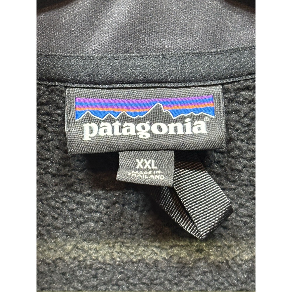 Patagonia Better Sweaters Mens Full Zip Charcoal 2XL Mock Neck Outdoors XXL Hike - Picture 4 of 4